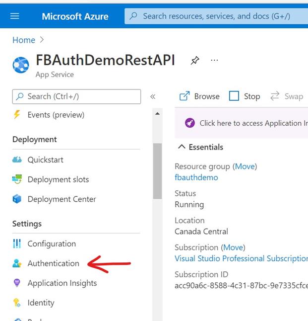 How to build and publish a .NET Core API to perform CRUD operations on Azure Cosmos DB (SQL API) and secure it using Facebook Authentication